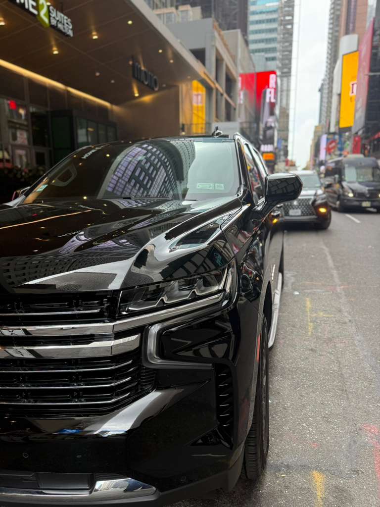 Interior de SUV de lujo premium